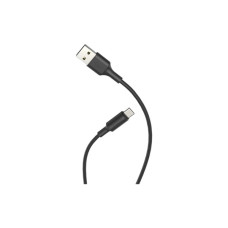 Дата кабель USB 2.0 AM to USB-C 1.0m 2A X25 black HOCO (6957531080145)