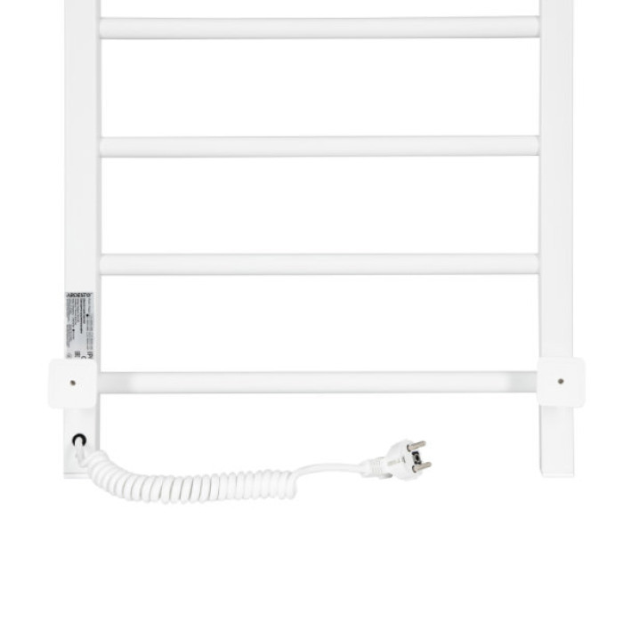 Сушарка для рушників Ardesto SMART, 480x800мм, праве підключення, білий (12-166053-4880)