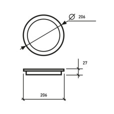 Світильник Eurolamp Downlight NEW 20W 1900lm 4000K (LED-DLR-20/4(new))