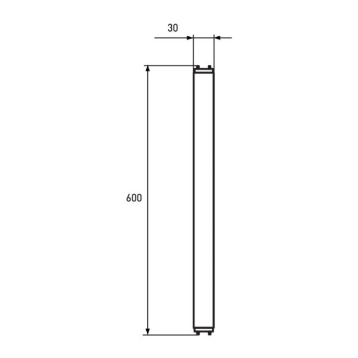 Лампочка Eurolamp T8 скло 9W 4000K (LED-T8-9W/4000(OS))