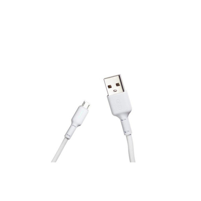 Дата кабель USB 2.0 AM to Micro 5P 1.0m 3A white XO (NB112-M-WH)