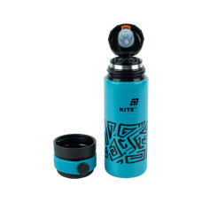 Термос Kite 500 мл, темно-бірюзовий (K25-1222-1)