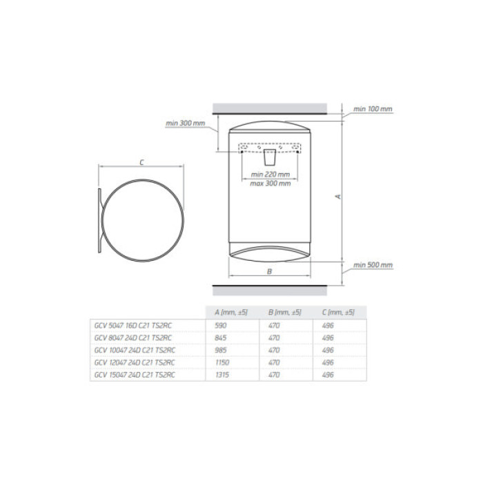 Бойлер Tesy Modeco Ceramic GCV 1504724D C21 TS2RC (302482)