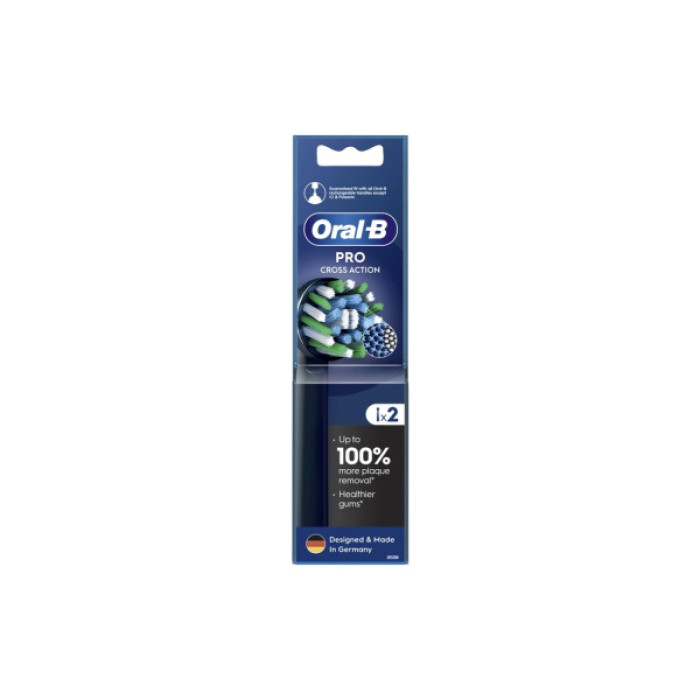 Насадка для зубної щітки Oral-B Cross Action EB50BRX (2) (8006540847657)
