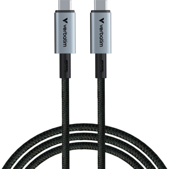 Дата кабель USB-C to USB-C 1.2m 240W black Verbatim (31847)