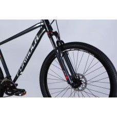 Велосипед Formula 27.5" THOR DD рама-18" AL 2026 чорний зі сріблястим (OPS-FR-27.5-307)