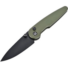 Ніж Hightron Birdidi, D2, алюміній, зелений, чорний клинок (HK06GRN)