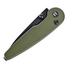 Ніж Hightron Birdidi, D2, алюміній, зелений, чорний клинок (HK06GRN)