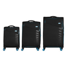 Набір валіз 2E Trek (L+M+S), чорні (2E-SPE-TREK-SET6-BK)