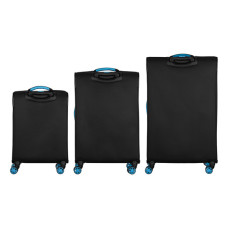Набір валіз 2E Trek (L+M+S), чорні (2E-SPE-TREK-SET6-BK)