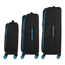 Набір валіз 2E Trek (L+M+S), чорні (2E-SPE-TREK-SET6-BK)