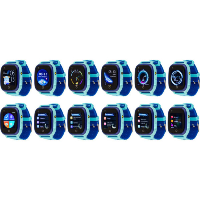 Смарт-годинник Amigo GO005 4G WIFI Kids waterproof Thermometer Blue (747017)