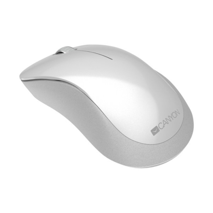 Мишка Canyon MW-11 Wireless Pixart White Grey (CNE-CMSW11PW)