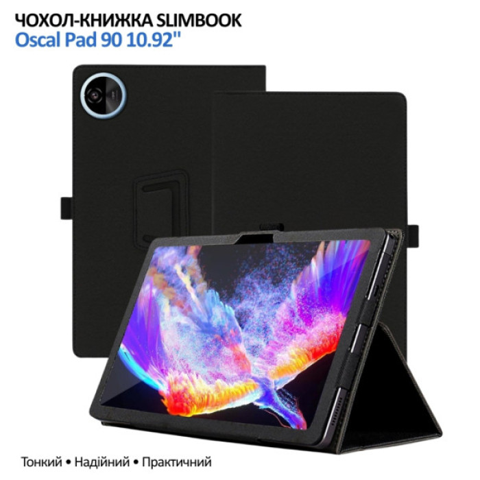Чохол до планшета BeCover Slimbook Oscal Pad 90 10.92" Black (715128)