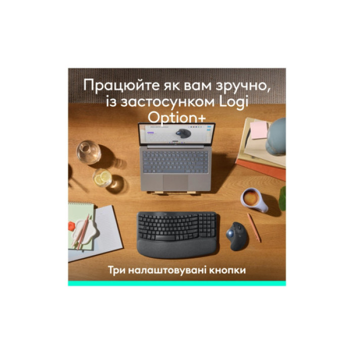 Мишка Logitech Ergo M575S Wireless Trackball Graphite (910-007029)