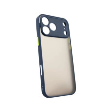 Чохол до мобільного телефона Dengos Matte iPhone 17 Pro Max Blue (DG-TPU-MATT-172)