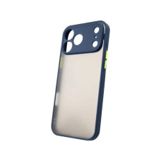 Чохол до мобільного телефона Dengos Matte iPhone 17 Pro Max Blue (DG-TPU-MATT-172)