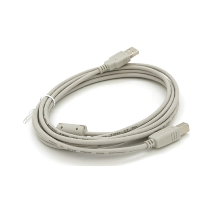 Кабель для принтера USB 2.0 AM/BM 3.0m ferrite white Voltronic (YT-AM/BM-3.0W)