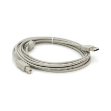 Кабель для принтера USB 2.0 AM/BM 3.0m ferrite white Voltronic (YT-AM/BM-3.0W)