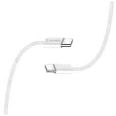 Дата кабель USB-C to USB-C 1.0m 60W 3.0А grey ColorWay (CW-CBPDCC061-GR)