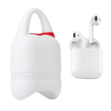 Чохол для навушників Kindon i-Smile для Apple AirPods IPH1430 White (702345)