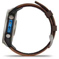 Смарт-годинник Garmin D2 Mach 2, 47mm, Saph, Bare Ti/Blk w/LthrBd, GPS (010-02904-31)