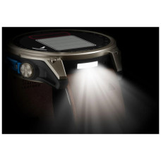 Смарт-годинник Garmin D2 Mach 2, 47mm, Saph, Bare Ti/Blk w/LthrBd, GPS (010-02904-31)