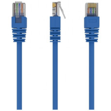 Патч-корд 0.5м, UTP, cat.5e, CCA, blue Cablexpert (PP12-0.5M/B)