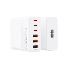 Зарядний пристрій XO L133 3xUSB-A + 3xUSB-C 75W White (L133.white)
