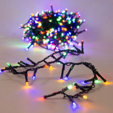 Гірлянда Chomik 200 LED 10 м, мультиколор, ефект блиску, IP44, від мережі (5900779879492)