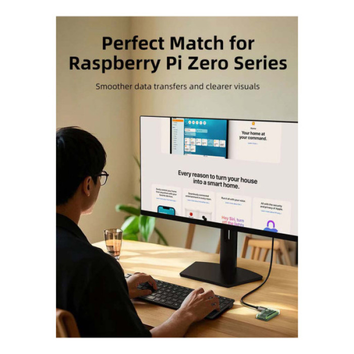 Кабель мультимедійний HDMI micro M to HDMI M 3.0m 8K60Hz Cabletime (CA915880)