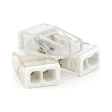 З'єднувач кабелю 2-pin самозажимна аналог WAGO К773-202, 50штпак Voltronic (K773-202G/50)