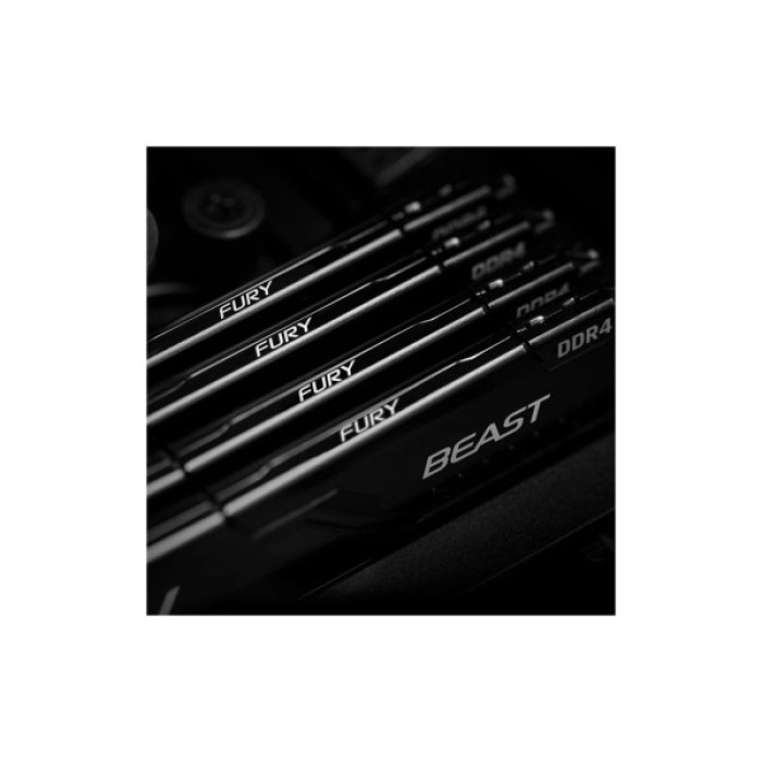 Модуль пам'яті для комп'ютера DDR4 32GB (2x16GB) 3200 MHz Beast Black Kingston Fury (ex.HyperX) (KF432C16BB1K2/32WP)