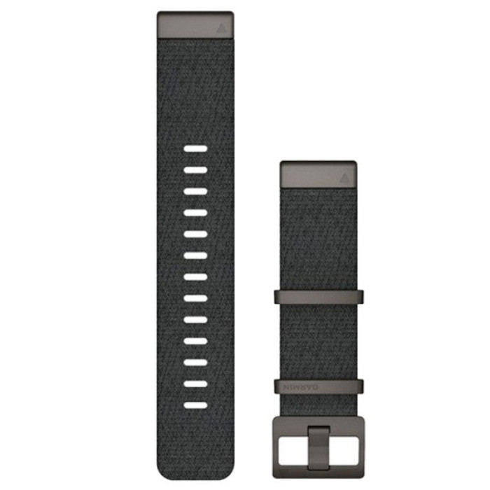 Ремінець до смарт-годинника Garmin MARQ, QuickFit 22m, Jacquard Weave Nylon Strap, Black (010-12738-21)