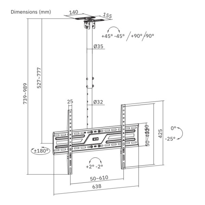 Кронштейн ITech CELB-56S