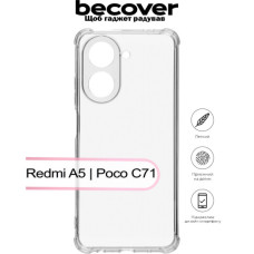 Чохол до мобільного телефона BeCover Anti-Shock Xiaomi Redmi A5 / Poco C71 Clear (713469)