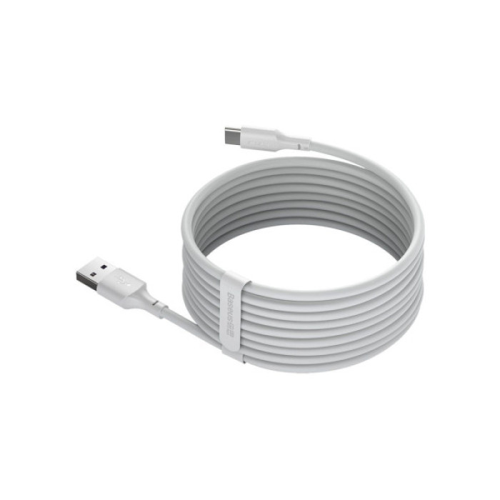 Дата кабель USB 2.0 AM to USB-C 1.5m 5A Simple WisdomKit (2PCS) white Baseus (TZCATZJ-02)