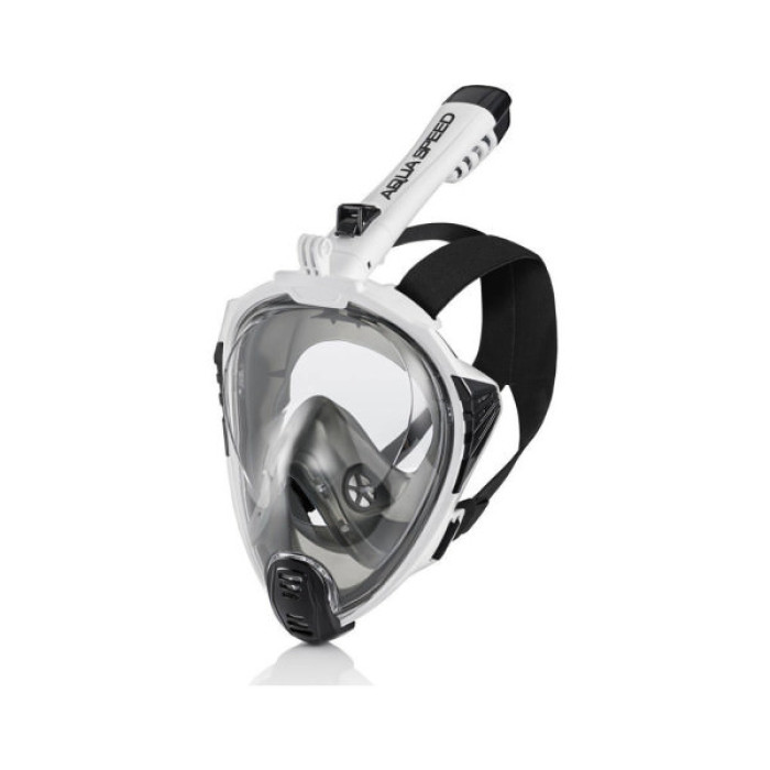 Маска для плавання Aqua Speed Drift 7087 чорний, білий 249-57 S/M (5908217670878)