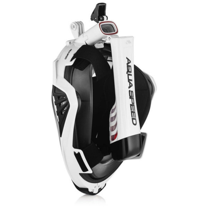 Маска для плавання Aqua Speed Drift 7087 чорний, білий 249-57 S/M (5908217670878)