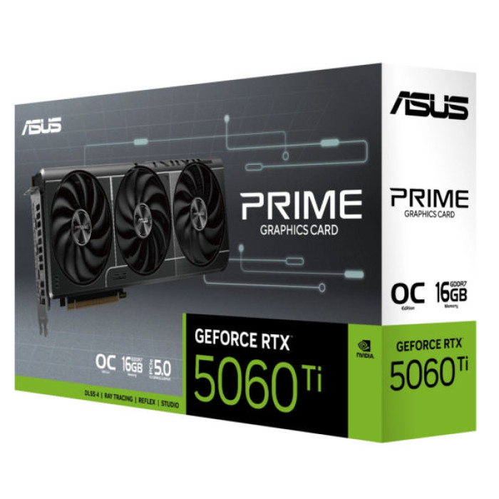 Відеокарта ASUS GeForce RTX5060Ti 16Gb PRIME OC (PRIME-RTX5060TI-O16G)