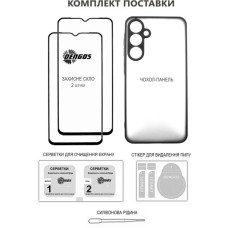 Чохол до мобільного телефона Dengos Xiaomi Redmi Note 14 5G Soft + glass 2pcs (Mint) (DG-CTG2P-14)