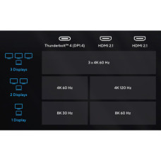 Порт-реплікатор ASUS Triple 4K Thunderbolt 4 Dock DC500 (90XB08DN-BDS010)