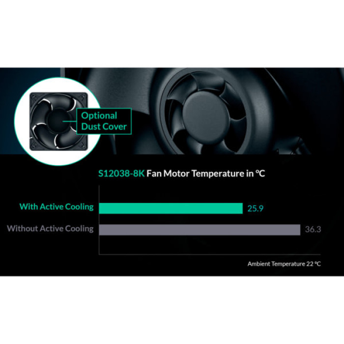 Кулер до корпусу Arctic S12038-8K 3-Pack (ACFAN00302A)