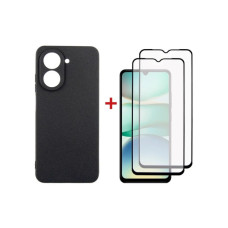 Чохол до мобільного телефона Dengos Xiaomi Redmi A5 Case Soft + 2 Glass (Black) (DG-CTG2P-24)