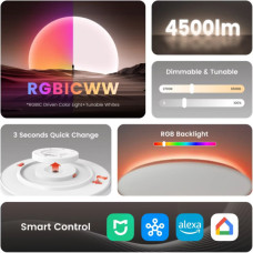 Світильник Yeelight Arwen Ceiling Light 500D RGBIC+Quick Change+Back light (YLXDD-0149)