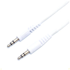 Кабель мультимедійний 3.5mm M to 3.5mm M 1.0m white XQISIT (4029948026954)