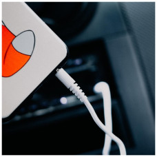 Кабель мультимедійний 3.5mm M to 3.5mm M 1.0m white XQISIT (4029948026954)