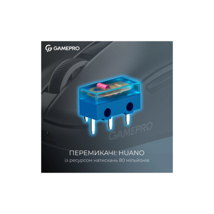 Мишка GamePro Asgard Thor Wireless/Bluetooth/USB Black (GM023B)