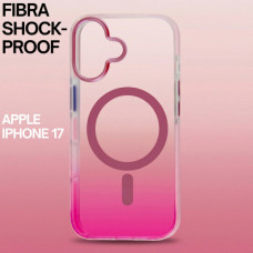 Чохол до мобільного телефона BeCover FIBRA Shock-Proof MagSafe Apple iPhone 17 Pink (715447)