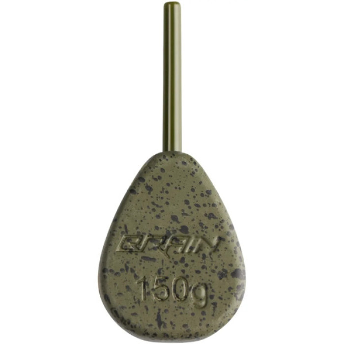 Грузило Brain In-Line Flat Lead 150g 2шт/уп Green (1858.32.11)
